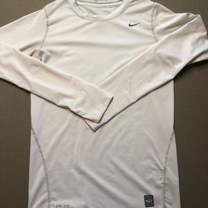 White Nike Pro Combat